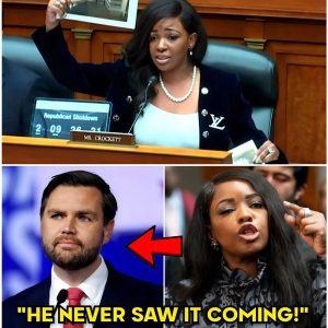 In an intense government hearing, Senator J.D. Vance challenged Congresswoman Jasmine Crockett regarding her academic credentials, suggesting she should publicly share her college grades. In an intense government hearing, Senator J.D. Vance challenged Congresswoman Jasmine Crockett regarding her academic credentials, suggesting she should publicly share her college grades.
