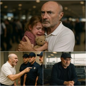 Breaking News: Phil Collins has taken an action that deeply moved and surprised everyone after discovering a lost little girl at the airport
