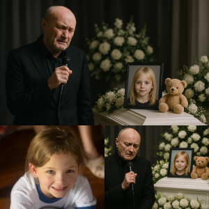 He Never Met Her… But She Sang His Songs Every Day — Phil Collins Quietly Showed Up at the Funeral of an 8-Year-Old Fan and Sang “Another Day in Paradise” in a Moment No One Will Ever Forget