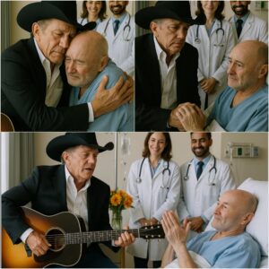 A Hospital Serenade: George Strait Brings Music and Memory to Phil Collins’ Bedside