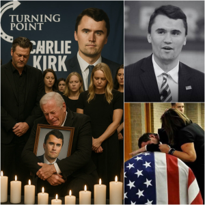 Blake Shelton and His Ex-Wife Miranda Lambert Paid Tribute to Charlie Kirk as His Grieving Father Collapsed at the Memorial Service, Screaming: “Give Me Back My Son, He Was Only 31” Blake Shelton and His Ex-Wife Miranda Lambert Paid Tribute to Charlie Kirk as His Grieving Father Collapsed at the Memorial Service, Screaming: “Give Me Back My Son, He Was Only 31”