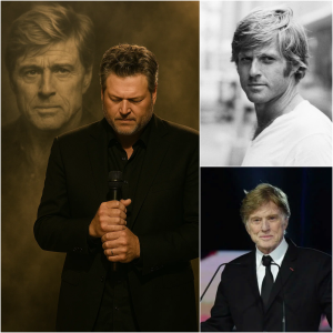 THE FINAL GOODBYE: The entertainment world fell silent as news of Robert Redford’s death at 89 spread. Amid the grief, Blake Shelton broke down in tears…..