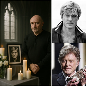 They had planned a quiet memorial, a gentle farewell to a legend. But then Phil Collins rose from his chair, his hands shaking as he held the old diary to his chest, his eyes brimming with tears. The room fell silent.