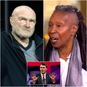 “I will not be silent.” — Phil Collins’s voice suddenly broke through the storm, his five words echoing like thunder in a night that had been shattered by Whoopi Goldberg’s shocking outburst.