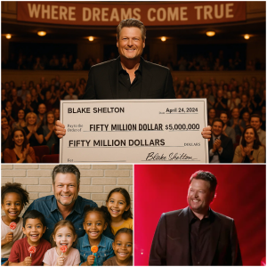 SHOCKING REVELATION: Legendary Country Singer Blake Shelton Sends Shockwaves with Million Pledge to Build a “Little Dream Paradise” for Kids Passionate About Music SHOCKING REVELATION: Legendary Country Singer Blake Shelton Sends Shockwaves with Million Pledge to Build a “Little Dream Paradise” for Kids Passionate About Music