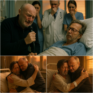 The hallways of a London hospital were strangely quiet this afternoon as Phil Collins quietly entered, carrying a warm feeling for his best friend The hallways of a London hospital were strangely quiet this afternoon as Phil Collins quietly entered, carrying a warm feeling for his best friend