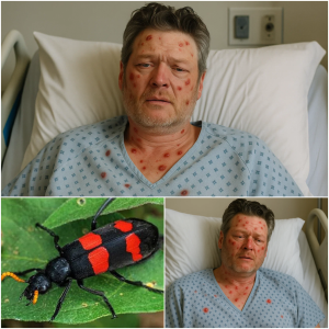 BREAKING NEWS: Blake Shelton Hospitalized After Rare Mutant Insect Bites – Doctors Baffled by Unknown Virus BREAKING NEWS: Blake Shelton Hospitalized After Rare Mutant Insect Bites – Doctors Baffled by Unknown Virus