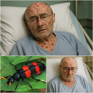 BREAKING NEWS: Phil Collins Hospitalized After Rare Mutant Insect Bites – Doctors Baffled by Unknown Virus BREAKING NEWS: Phil Collins Hospitalized After Rare Mutant Insect Bites – Doctors Baffled by Unknown Virus