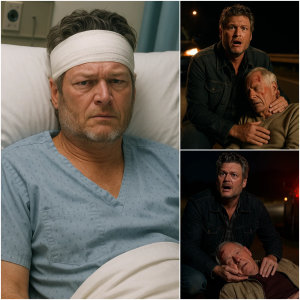 Outrageous Story in the Middle of the Night: On the way back from dinner with his family in the suburbs of Texas, country music legend Blake Shelton helped an elderly man who had a traffic accident…… Outrageous Story in the Middle of the Night: On the way back from dinner with his family in the suburbs of Texas, country music legend Blake Shelton helped an elderly man who had a traffic accident……