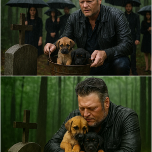 No One Came to Claim the Puppies After Their Owner Was Buried — Until Blake Shelton Came to Claim Them All by Himself