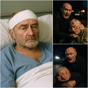 Touching story in the middle of the night: On the way back from dinner with his family in the suburbs of Texas, pop legend Phil Collins helped an old man who had a traffic accident…… Touching story in the middle of the night: On the way back from dinner with his family in the suburbs of Texas, pop legend Phil Collins helped an old man who had a traffic accident……
