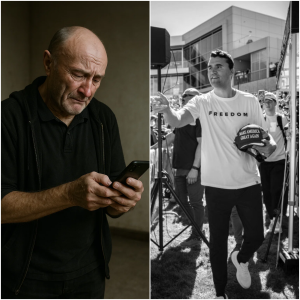 SHOCKING: Phil Collins Reveals the Final Message He Received from Charlie Kirk, Founder of Turning Point USA, Just Minutes Before He Was Assassinated at a University Event in Utah