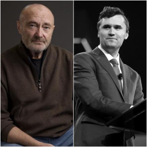 Shocked and Heartbroken 💔 — Phil Collins’ Poignant Tribute to Charlie Kirk and the Mysterious Final Text That Has the World Asking Questions Shocked and Heartbroken 💔 — Phil Collins’ Poignant Tribute to Charlie Kirk and the Mysterious Final Text That Has the World Asking Questions