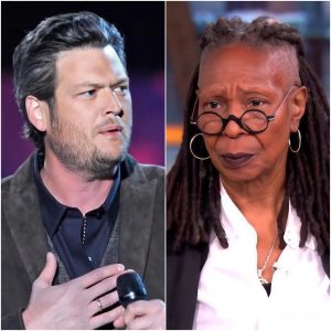 “I will not be silent.” — Blake Shelton’s voice suddenly broke through the storm, his five words echoing like thunder in a night already broken by Whoopi Goldberg’s shocking outburst.