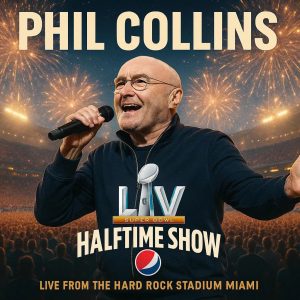 Breaking News: Phil Collins Confirmed as Super Bowl Halftime Performer, Fueling Waves of Excitement!