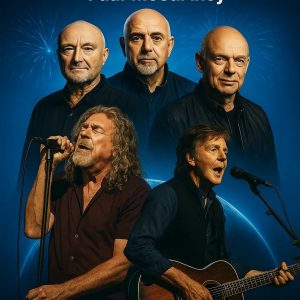 BREAKING NEWS 🚨🎤 Phil Collins, Peter Gabriel, Brian Eno, Robert Plant, and Paul McCartney Unite for an Unprecedented Super Tour — The Ultimate September Spectacle That Will Redefine Music History BREAKING NEWS 🚨🎤 Phil Collins, Peter Gabriel, Brian Eno, Robert Plant, and Paul McCartney Unite for an Unprecedented Super Tour — The Ultimate September Spectacle That Will Redefine Music History