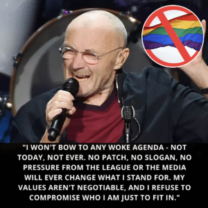 REAKING: Pop star Phil Collins sent shockwaves through the music industry when, ahead of a major primetime performance, he flatly refused to wear a rainbow patch designed to show solidarity with the LGBTQ community.