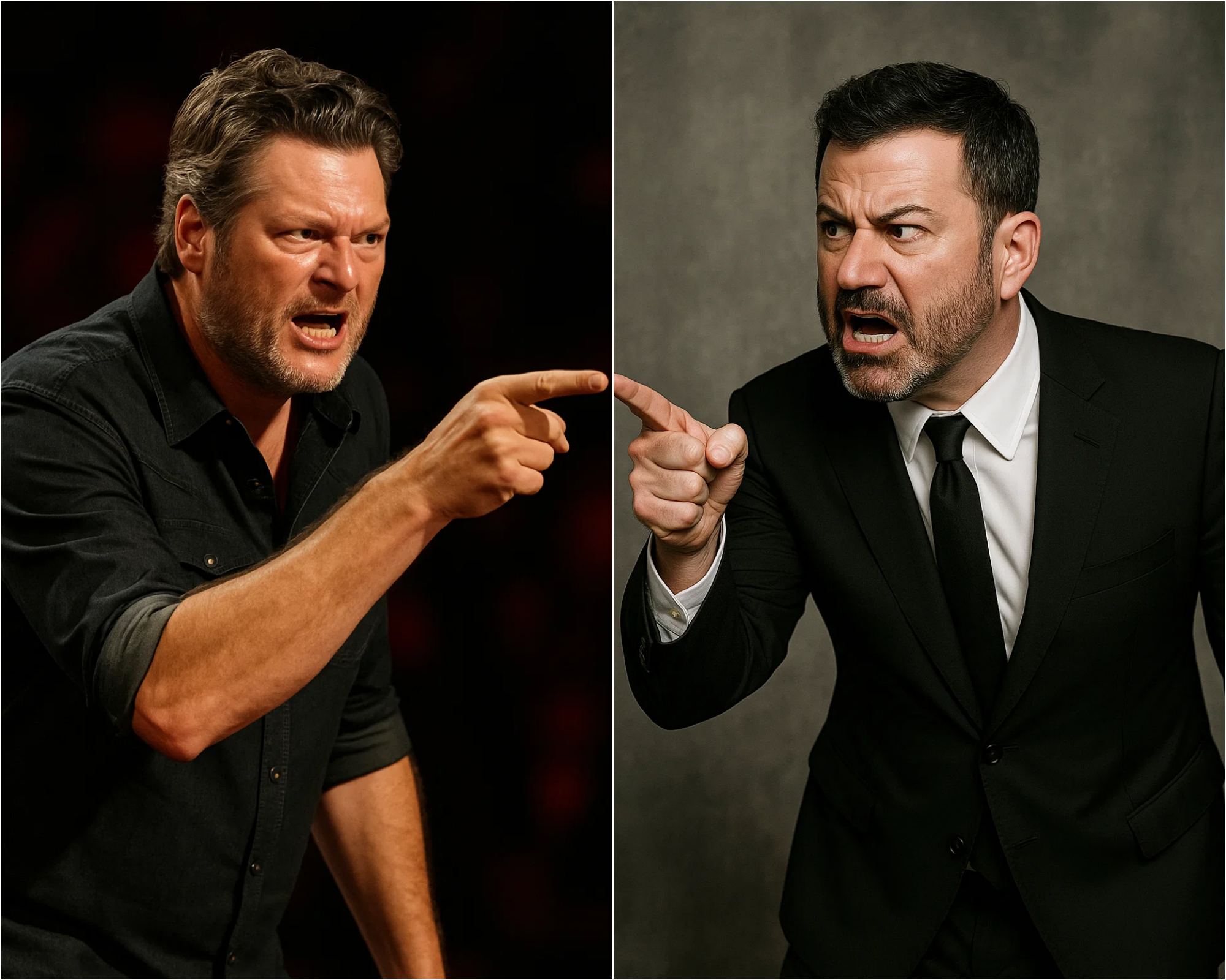 A NIGHT OF FIRE: Blake Shelton Turns Jimmy Kimmel’s Return Into a Televised Battlefield