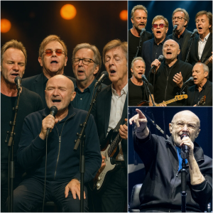 Phil Collins, Sting, Elton John, Eric Clapton, Mark Knopfler & Paul McCartney — Together Performing “In the Air Tonight” in a Moment That Can Only Be Described as Historic
