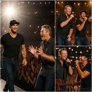 Blake Shelton chuckled, “Look who just stole the show!”