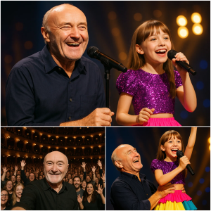 “I wish I had a granddaughter like her,” he said. The audience was stunned at a London gig last night when Phil Collins made a surprise appearance on stage…