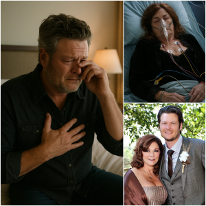 BREAKING NEWS: LEGENDARY COUNTRY SINGER BLAKE SHELTON HAS MADE A SHOCKING ANNOUNCEMENT, STEPPING AWAY FROM HIS MUSIC CAREER — NOT BECAUSE HE HAS LOST THE FIRE IN HIS HEART FOR MUSIC, BUT BECAUSE HIS POOR MOTHER WAS DIAGNOSED WITH A SERIOUS ILLNESS. HE HAS CHOSEN TO BE BY HER SIDE DURING THE MOST DIFFICULT BATTLE OF HER LIFE.