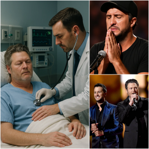 BLAKE SHELTON’S BEST FRIEND LUKE BRYAN URGES FANS TO “PRAY WITH ME” AMID COUNTRY ICON’S HEALTH ISSUES
