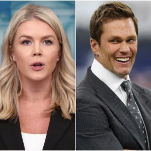 “YOU THINK I’M DONE? THINK AGAIN!” — Tom Brady Files a  Million Lawsuit Against Karoline Leavitt After a Shocking Live TV Ambush!