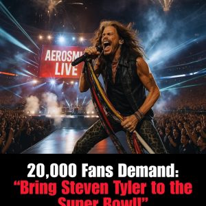 OVER 20,000 FANS DEMAND  “BRING STEVEN TYLER TO THE SUPER BOWL STAGE — IT’S TIME FOR REAL ROCK AGAIN!”
