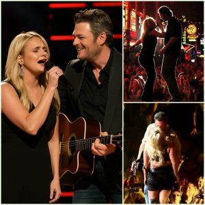 BLAKE SHELTON CRASHED MIRANDA LAMBERT’S SHOW… THEN KISSED HER ON STAGE — AND THE CROWD WENT WILD!