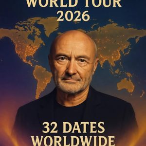 PHIL COLLINS WORLD TOUR 2026 JUST DROPPED ITS FULL SCHEDULE: 32 SPECTACULAR SHOWS ACROSS NORTH AMERICA, EUROPE, AND AUSTRALIA!