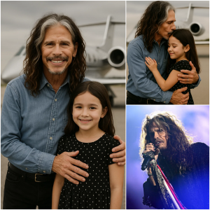 BREAKING: STEVEN TYLER FLIES TO TEXAS TO ADOPT A GIRL ABANDONED AFTER THE JULY FLOODS