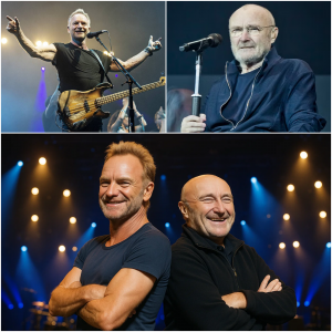 BREAKING: THE SUPER BOWL JUST GOT LOUDER! Rock superstar Sting and the legendary Phil Collins are teaming up for the All-American Halftime Show, proudly presented by Turning Point USA — and fans are going crazy.