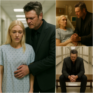 BLAKE SHELTON’S WIFE, GWEN STEFANI, RUSHED TO HOSPITAL AFTER SUDDEN HEALTH CRISIS — “PLEASE DON’T LEAVE ME.”