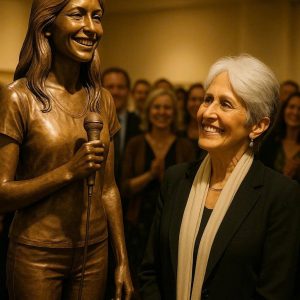 BREAKING HONOR: Staten Island Unveils .8 Million Bronze Statue to Celebrate Singer Joan Baez’s Immense Contributions to the City