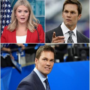 “YOU NEED TO BE SILENT!” — Karoline Leavitt’s Tweet Against Tom Brady Spectacularly Backfires as He Reads Every Word Live on Television, Leaving the Nation Stunned Into Silence