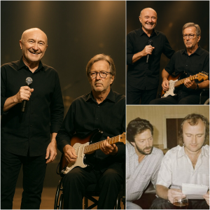 Las Vegas Fell Silent as Phil Collins Stepped onto the Stage, His Gentle Gaze Fixed on Eric Clapton, Who Sat in a Wheelchair