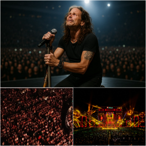 HE COULDN’T FINISH HIS SONG – AND 40,000 VOICES FINISHED IT FOR HIM.