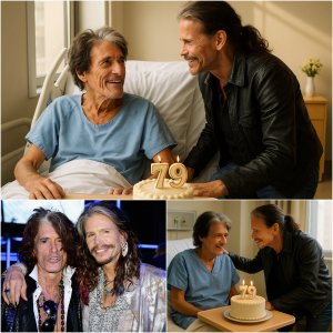 Joe Perry just turned 75 — Lying in his hospital bed, he longed for a quiet day with his family… Until Steven Tyler walked in with a single white rose…