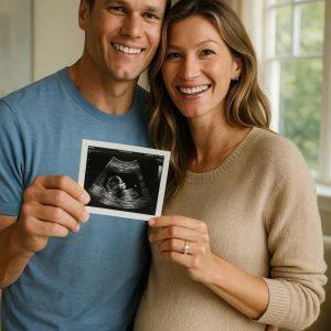 GOOD NEWS: Tom Brady and Gisele Bündchen are excited to announce the news that they are 4 weeks pregnant. They plan to… after the baby is born.